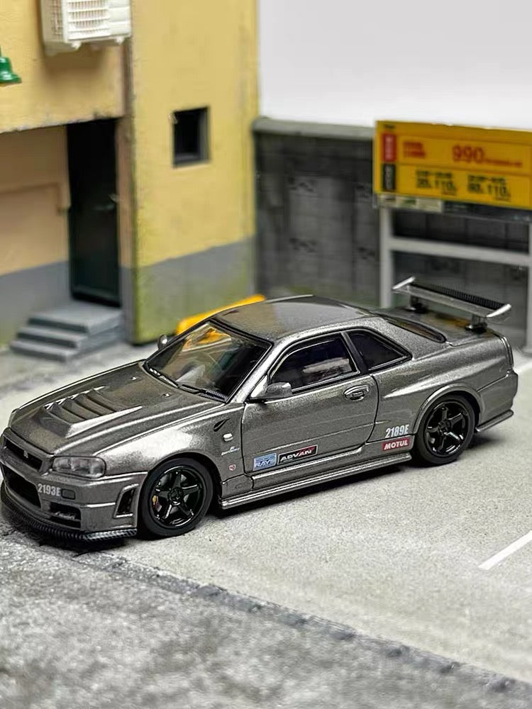 Inno64 1:64 Scale Nissan Skyline GT-R (R34) Omori Factory "Clubman Race Spec"