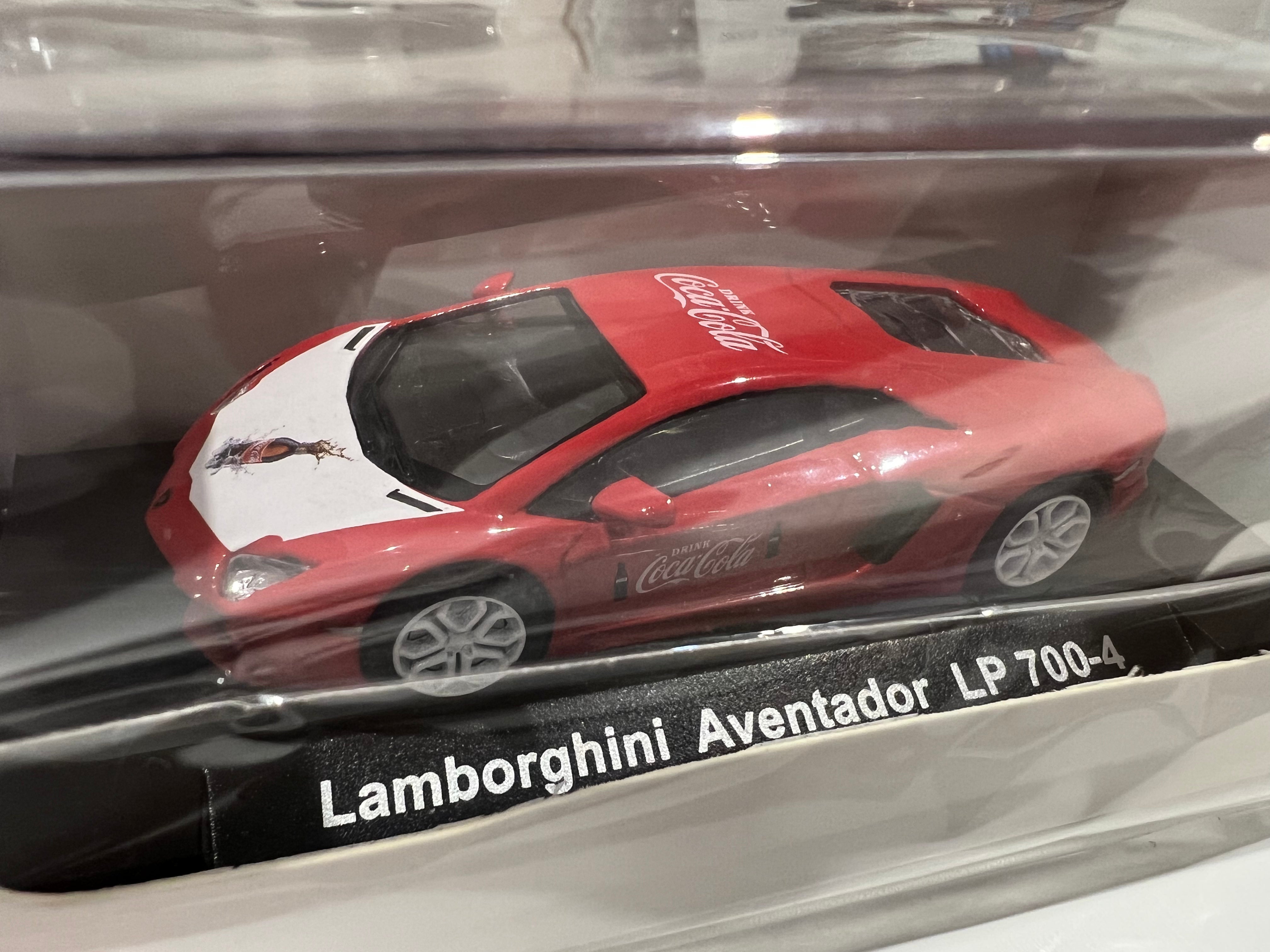 1:64 Scale Lamborghini Aventador Coca Cola – Hobby Garage