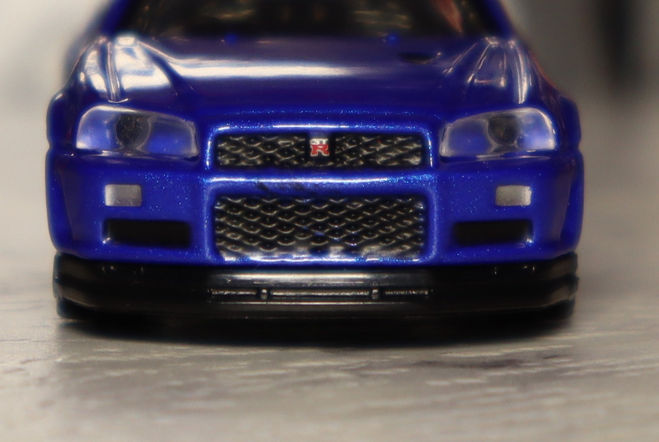 TOMICA Premium 1:64 Scale No.11 Nissan Skyline GTR R34 V-SpecII Nur Blue