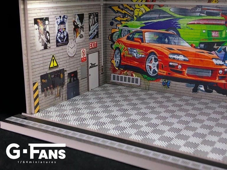 New 1:64 Fast & Furious Display Box With USB Lights