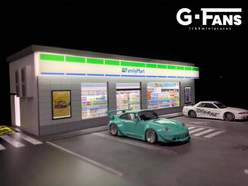 G-Fans 1:64 Scale Family Mart Diorama (Japanese)